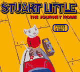 Stuart Little The Journey Home title screen for GameBoy Color